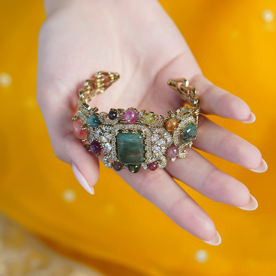 Regal Prism Multicolor Polki Bracelet