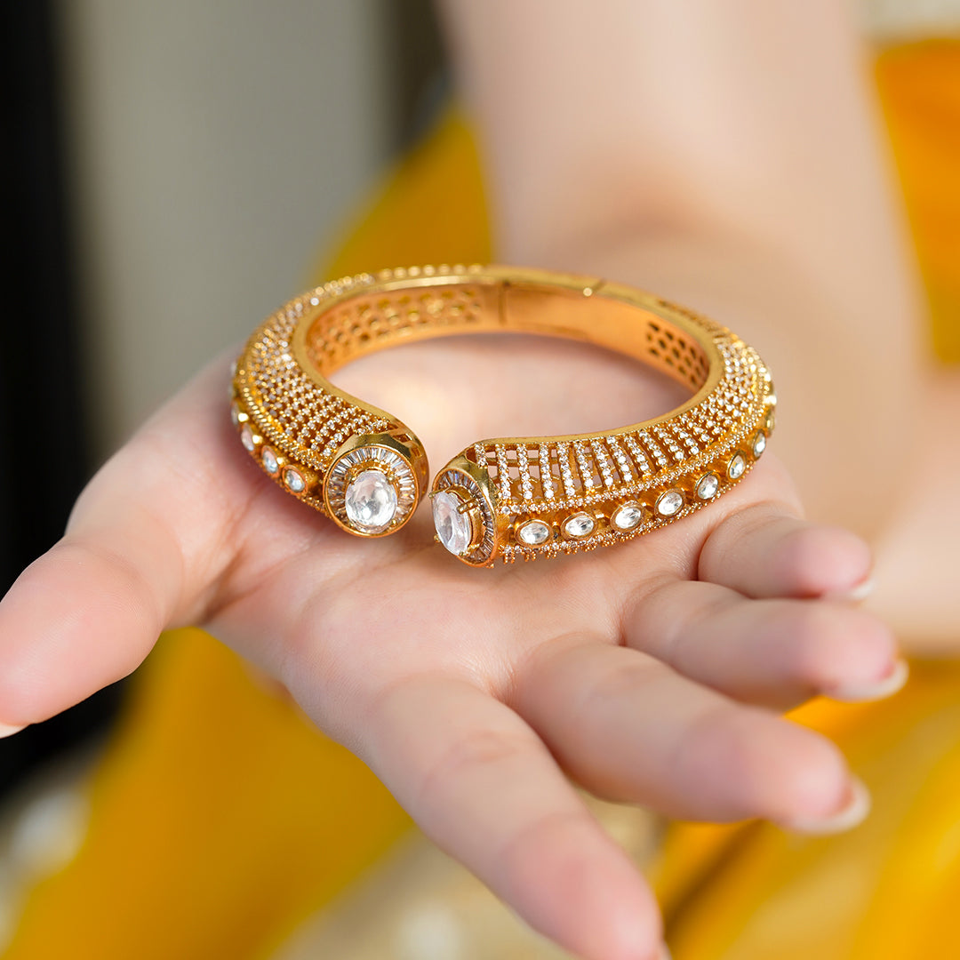 Aaliyah Kundan Bangle